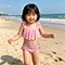 print,bikini,pink,solid,ruffles